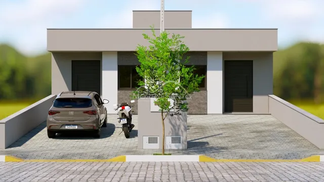 Casa geminada com 2 dormitórios