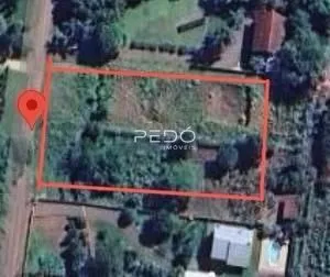 Imagem aérea de uma propriedade em Lajeado, Brasil.