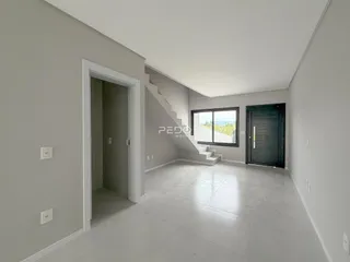 Hall de entrada de uma propriedade em Lajeado, Brasil.
