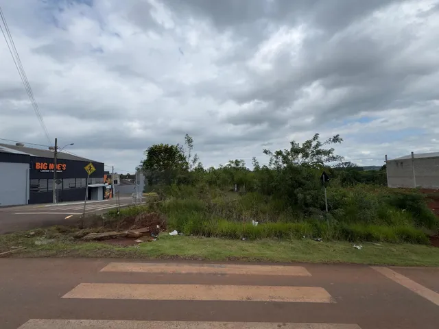 Vista externa de uma área com vegetação e uma estrada em Lajeado, Brasil.