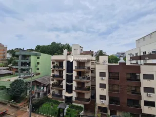 Vista externa de um prédio residencial em Lajeado, Brasil.