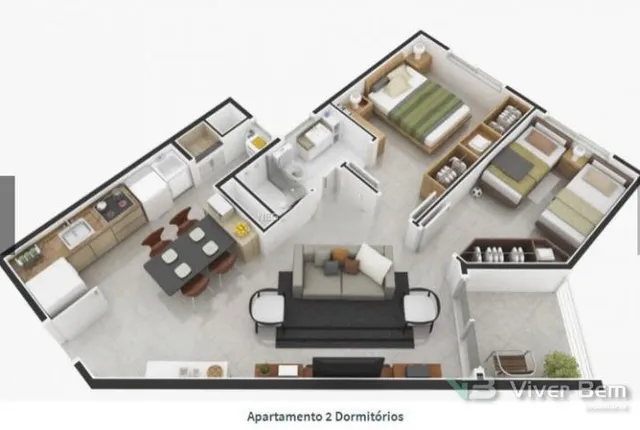 Apartamento com 2 dormitórios, foto 2