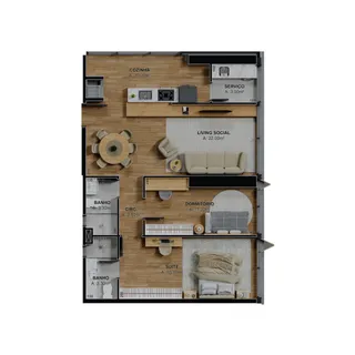 Apartamento com 2 dormitórios, foto 18