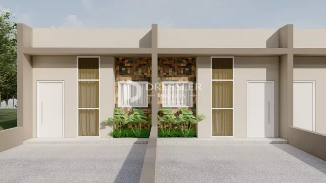 Casa geminada com 2 dormitórios