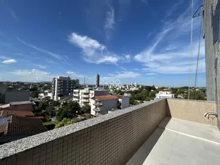 Vista panorâmica da cidade de Lajeado a partir de um terraço.
