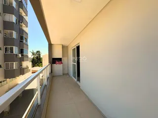 Vista da varanda de um apartamento em Lajeado.