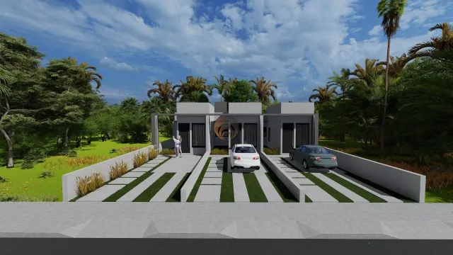 Casa geminada com 2 dormitórios