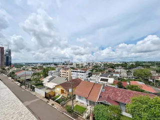 Vista aérea de uma área residencial em Lajeado, Brasil.