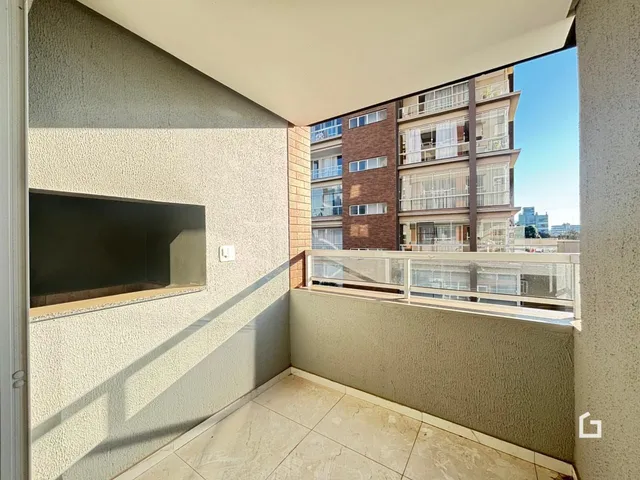 Vista da varanda de um apartamento em Lajeado, Brasil.