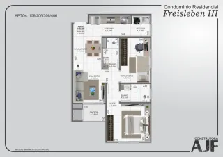 Apartamento com 2 dormitórios, foto 4