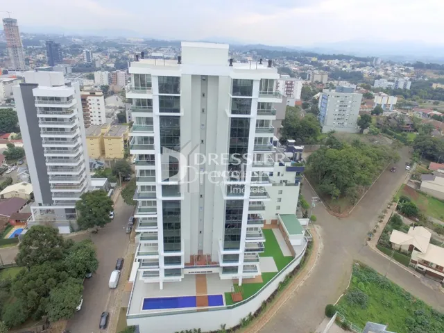 Fachada de um edifício residencial em Lajeado, Brasil.
