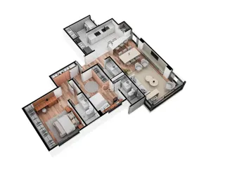 Apartamento com 2 dormitórios, foto 3