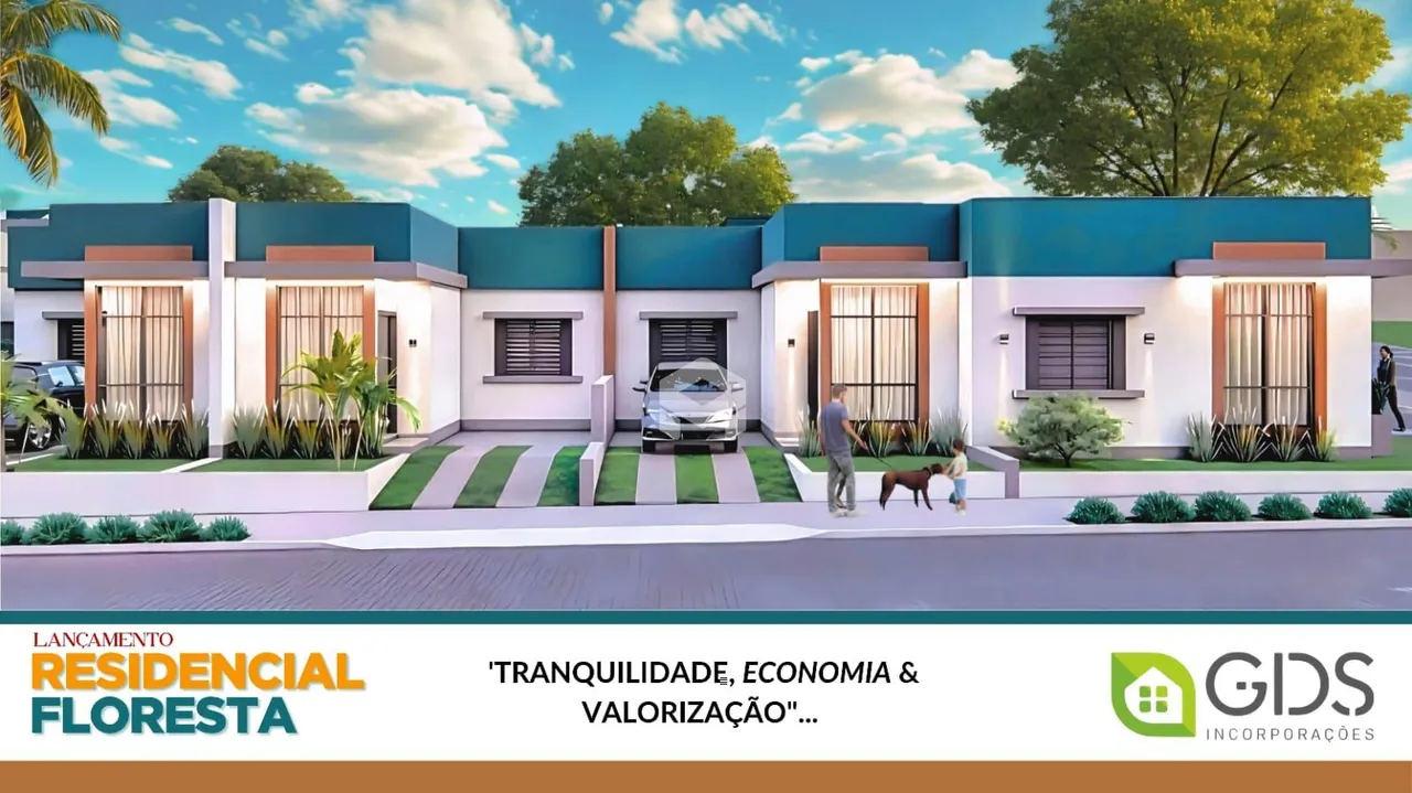 Fachada de uma residência em Lajeado, Brasil.