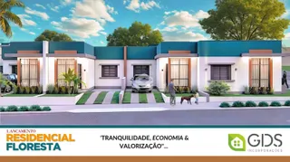 Fachada de uma residência em Lajeado, Brasil.