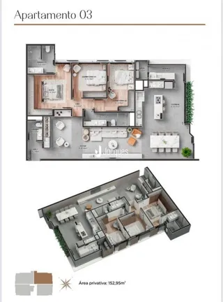 Apartamento com 3 dormitórios, foto 6