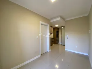 Corredor interno de uma residência em Lajeado, Brasil.