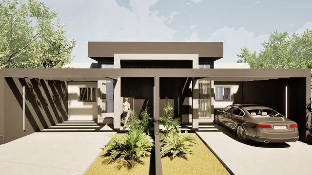 Casa geminada com 2 dormitórios