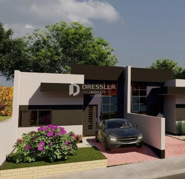 Casa geminada com 2 dormitórios