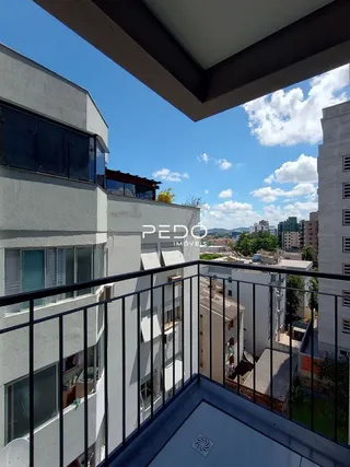 Vista da varanda de um prédio em Lajeado, Brasil.