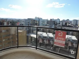 Vista da paisagem urbana de Lajeado, Brasil, vista de um terraço.