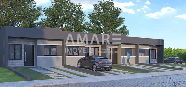 Casa geminada com 2 dormitórios