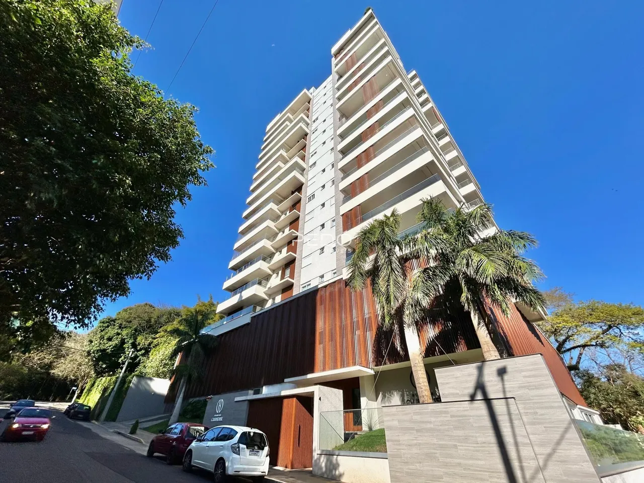 Fachada de um prédio residencial em Lajeado, Brasil.