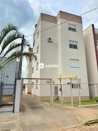 Fachada de um prédio residencial em Lajeado, Brasil.