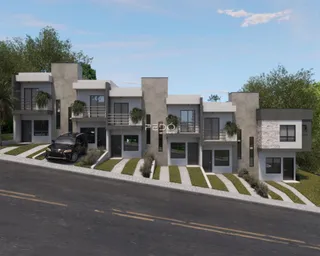 Fachada moderna de um imóvel residencial em Lajeado, Brasil.