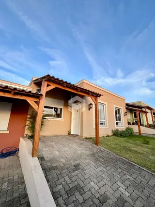 Fachada de uma residência em Lajeado, Brasil.