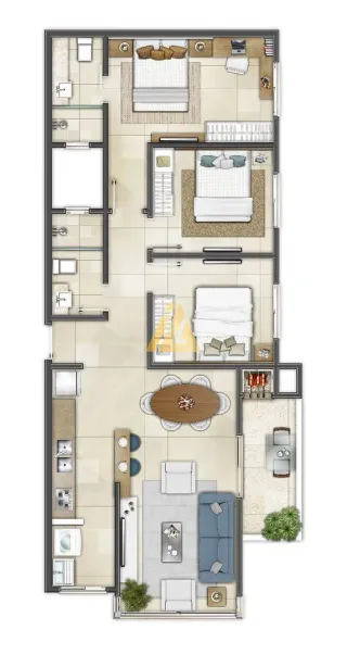 Apartamento com 1 dormitório, foto 14