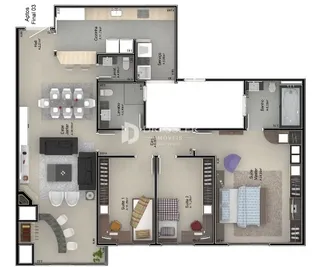 Apartamento com 3 dormitórios, foto 19