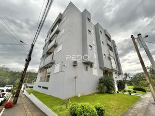 Fachada de um prédio residencial em Lajeado, Brasil.