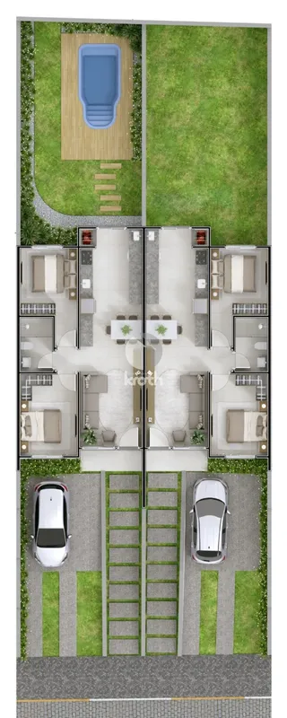Casa geminada com 2 dormitórios, foto 3