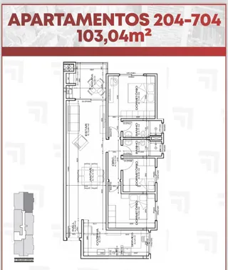 Apartamento com 3 dormitórios, foto 8