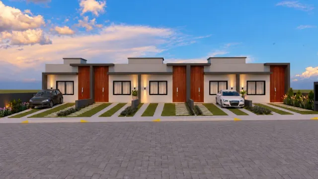 Casa geminada com 2 dormitórios