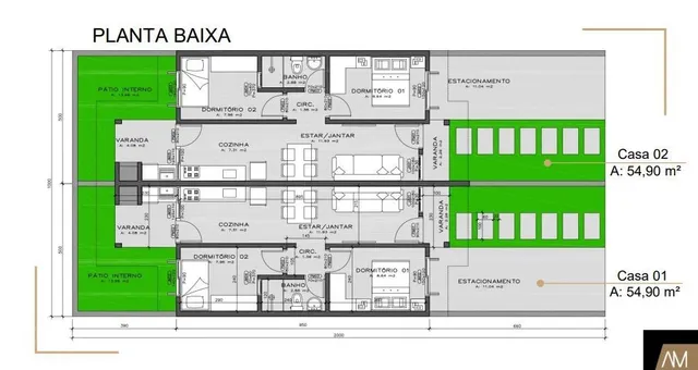 Casa geminada com 2 dormitórios, foto 2