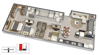 Apartamento com 3 dormitórios, foto 3