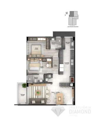 Apartamento com 2 dormitórios, foto 2