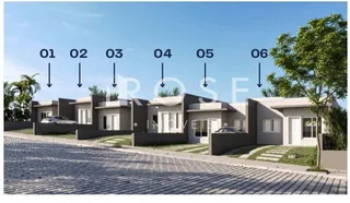Vista externa de uma residência moderna em Lajeado, Brasil.