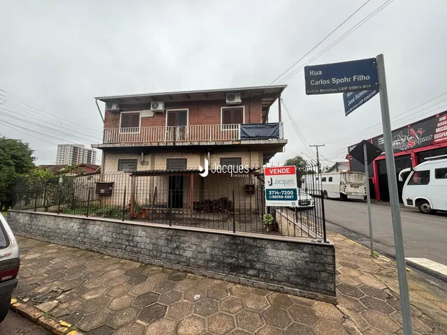 Fachada de uma casa residencial na Rua Carlos Spohr Filho em Lajeado.