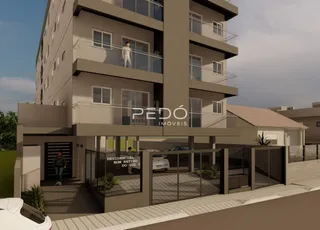 Fachada moderna de um prédio residencial em Lajeado, Brasil.