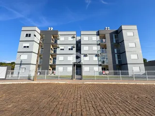 Fachada de um prédio residencial em Lajeado, Brasil.