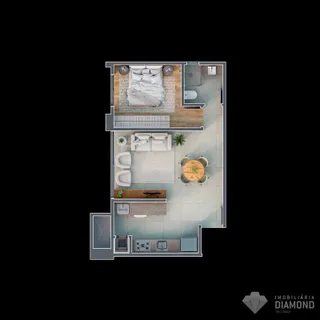Apartamento com 1 dormitório, foto 15