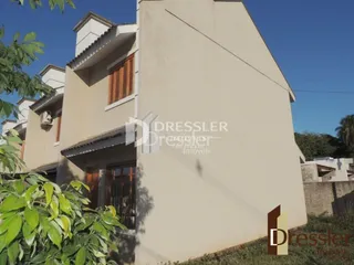Fachada externa de uma residência em Lajeado, Brasil.