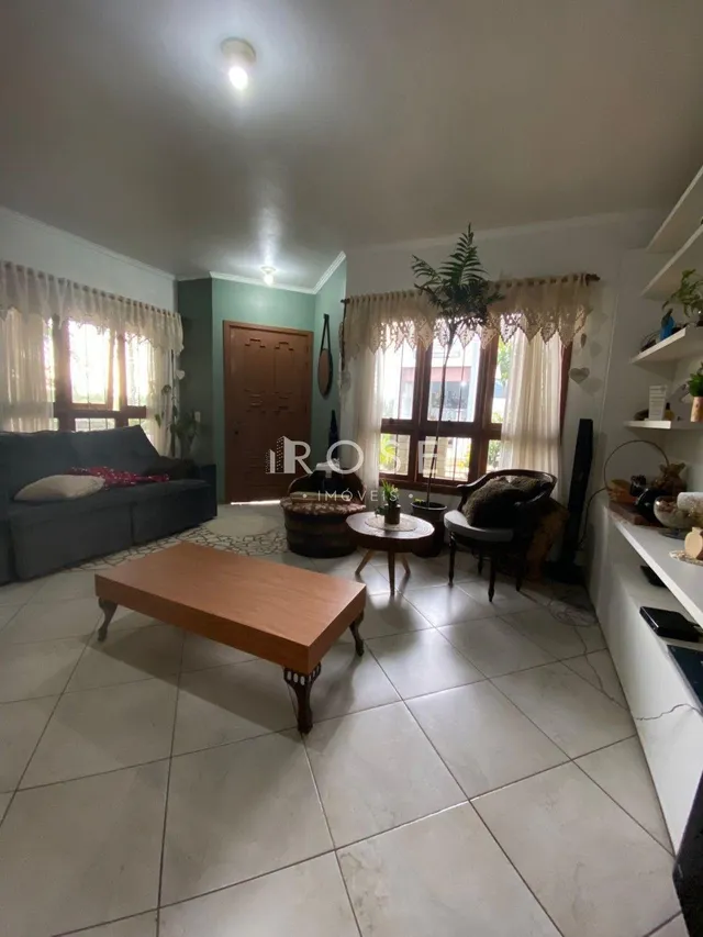 A sala de estar de uma residência em Lajeado, Brasil.