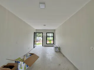 Hall de entrada de uma residência em Lajeado, Brasil.