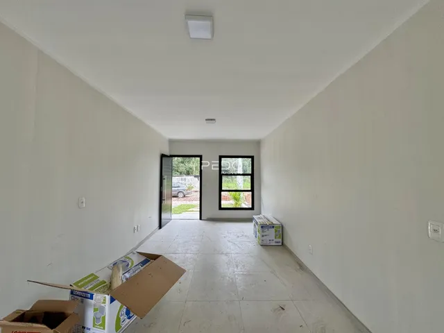 Hall de entrada de uma residência em Lajeado, Brasil.