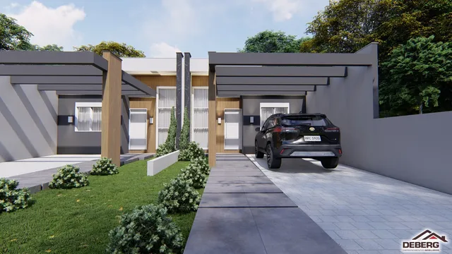 Casa geminada com 2 dormitórios