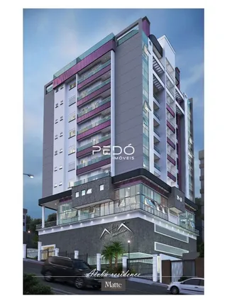 Fachada moderna de um edifício residencial em Lajeado.