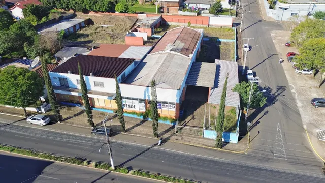 Vista aérea da propriedade residencial em Lajeado, Brasil.